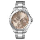 Premiere Silver-Tone Stainless Steel Watch with Rose Gold Di - 1502444
